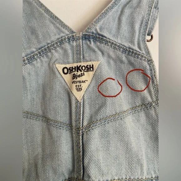 Oshkosh B’gosh overall dress 5t - Picture 10 of 10